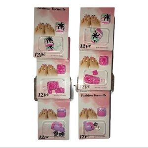 3 for $10 Summer beach ready vacay mode press‎ on toenail extensions FREE